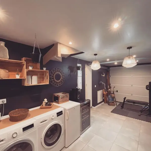 Aménagement d'un garage en espace habitable avec isolation thermique RGE